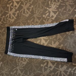 Rebel Crystal Couture Joggers